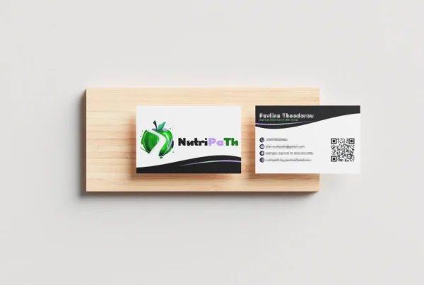 Business card of NutriPaTh designed by DvelopNET