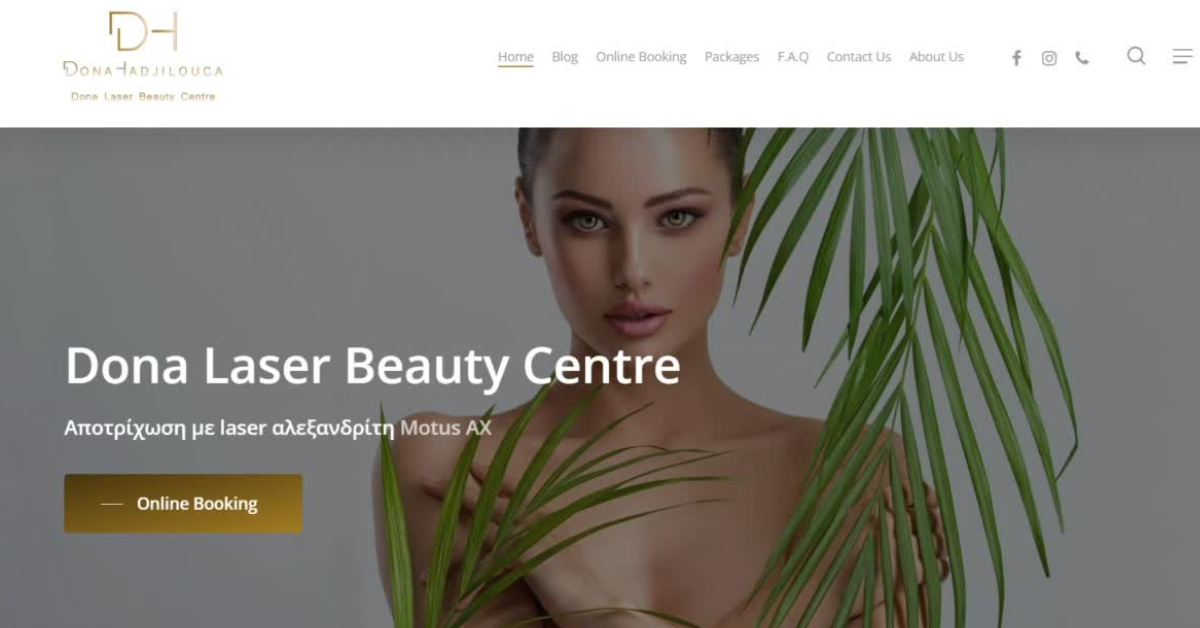 dona laser beauty centre website
