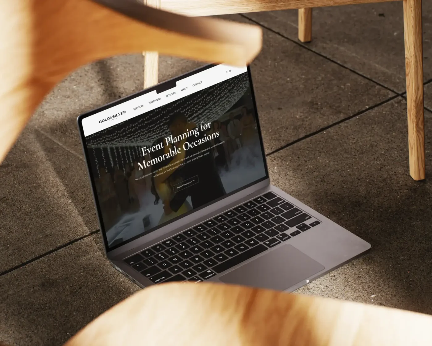 Gold & Silver Events: A Cinematic Digital Experience