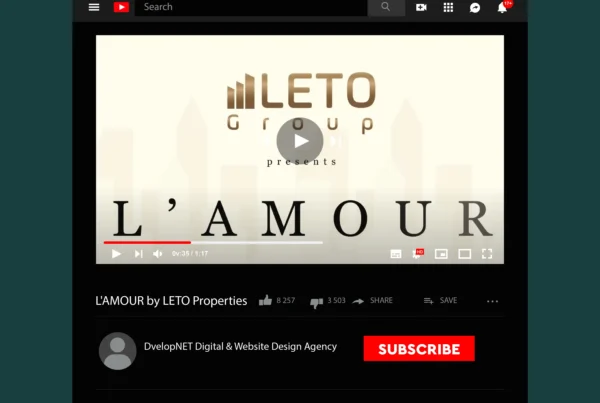 L'AMOUR by LETO Properties - Video Editing