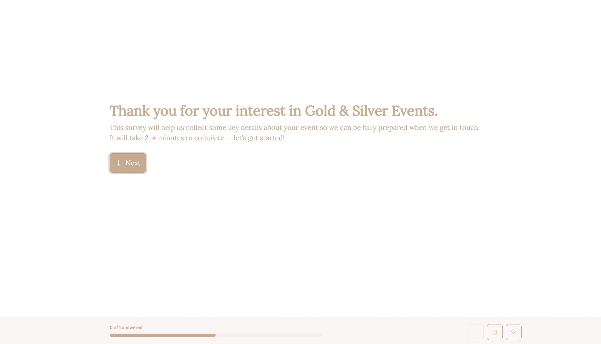Gold and Silver Survey